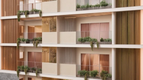 block balcony,balconies,facade panels,wooden facade,wooden windows,3d rendering,apartment building,apartment block,an apartment,apartment buildings,apartments,apartment blocks,lattice windows,room divider,paris balcony,condominium,render,apartment-blocks,garden design sydney,block of flats