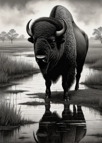 buffalo herder,african buffalo,buffalo,cape buffalo,water buffalo,buffalo herd,buffaloes,bison,buffalos,the black sheep,black rhino,black sheep,bull,tribal bull,black rhinoceros,gnu,horoscope taurus,big ox eye,bulls eye,aurochs,Illustration,Black and White,Black and White 09