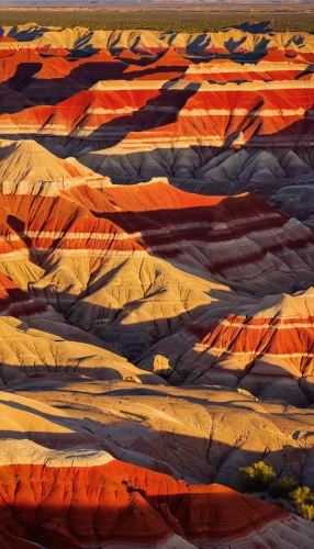 painted hills,badlands national park,united states national park,flag day (usa),red cliff,badlands,red earth,red white,horsheshoe bend,red white blue,aerial landscape,colorful flags,western united states,american flag,from the air,ridges,landform,america flag,america,american frontier,Illustration,Retro,Retro 06
