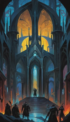 hall of the fallen,heroic fantasy,games of light,dungeons,castle of the corvin,the ruins of the,end-of-admoria,sepulchre,the threshold of the house,game illustration,knight's castle,castle iron market,haunted cathedral,dungeon,castleguard,arcanum,mausoleum ruins,northrend,chasm,portal,Art,Artistic Painting,Artistic Painting 35