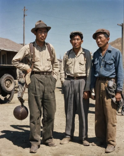 farm workers,farmworker,construction workers,western film,forest workers,boy scouts of america,miners,blue-collar worker,1950s,blue-collar,workers,boy scouts,1940s,cowboys,forties,year of construction 1954 – 1962,color image,1952,1950's,years 1956-1959,Photography,General,Natural