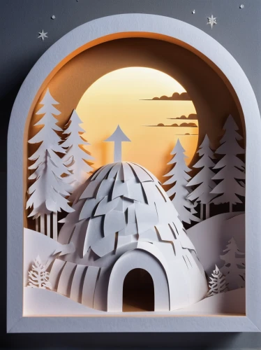 igloo,snow globe,christmas snowy background,christmas manger,christmas landscape,snow shelter,ice hotel,snowhotel,snow globes,stargate,snow roof,nativity village,snowglobes,the manger,gingerbread mold,christmas mock up,christmasbackground,snow house,fairy door,christmas fireplace,Unique,Paper Cuts,Paper Cuts 10