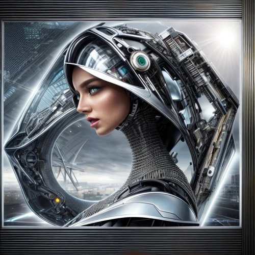 biomechanical,cyborg,robot icon,andromeda,cybernetics,sci fi,magneto-optical drive,sci fiction illustration,scifi,cg artwork,silver,random access memory,head woman,silver arrow,aquanaut,bot icon,sci - fi,sci-fi,echo,image manipulation,Common,Common,Commercial