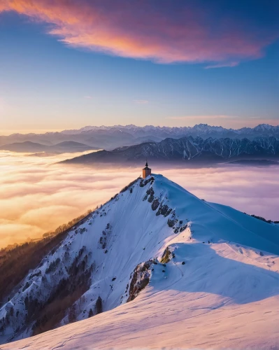 above the clouds,top mount horn,mountain sunrise,mont blanc,tatra mountains,snow mountain,mount saint helens,sea of clouds,ski touring,ortler winter,high alps,landscape mountains alps,ski mountaineering,alpine sunset,snow mountains,japanese alps,alps,fagaras,the alps,mountain peak,Art,Artistic Painting,Artistic Painting 03