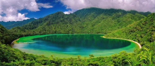 volcanic lake,heaven lake,beautiful lake,indonesia,philippines scenery,volcanic crater,java island,borneo,philippines php,lake tanuki,alligator lake,philippines,moorea,alpine lake,east java,semeru,green water,reunion island,samoa,emerald sea,Conceptual Art,Daily,Daily 25