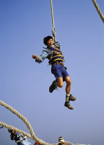 rope-ladder,rope ladder,rope climbing,static trapeze,rope jumping,adventure playground,flying trapeze,swings,outdoor play equipment,rope bridge,high ropes course,zip line,climbing rope,bungee jumping,zipline,hanging swing,trampolining--equipment and supplies,parachute jumper,trapeze,rope swing,Illustration,Japanese style,Japanese Style 05