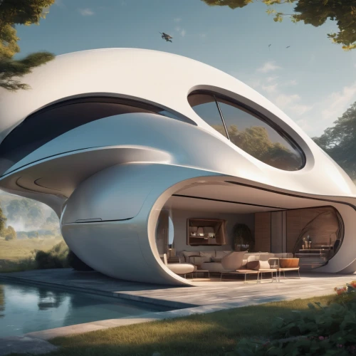 futuristic architecture,cubic house,futuristic landscape,futuristic art museum,mobile home,dunes house,cube house,smart home,teardrop camper,3d rendering,modern architecture,smart house,futuristic,holiday home,archidaily,luxury real estate,inverted cottage,sky space concept,luxury property,eco-construction,Conceptual Art,Fantasy,Fantasy 02