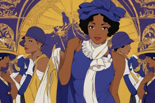 lily of the nile,beautiful african american women,aladdin,tiana,jasmine,priestess,african american woman,black women,goddess of justice,afro american girls,royalty,queen,axum,aladin,aladha,queen crown,pharaonic,vintage illustration,crowned,jasmine blue,Illustration,Realistic Fantasy,Realistic Fantasy 21