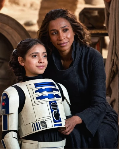 mother and daughter,r2d2,rots,mom and daughter,father and daughter,star mother,starwars,star wars,princess leia,droid,droids,little girl and mother,female hollywood actress,bb8,father daughter,bb-8,female doctor,happy mother's day,mother and father,the mother will have to,Art,Classical Oil Painting,Classical Oil Painting 19