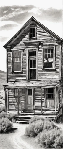 bannack,assay office in bannack,bodie island,abandoned house,bannack assay office,old house,house drawing,old home,weathered,farmstead,wooden house,lonely house,creepy house,ancient house,derelict,dilapidated,farmhouse,log home,fisherman's house,house painting,Illustration,Black and White,Black and White 35