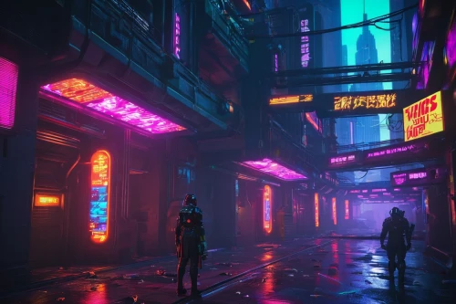 cyberpunk,neon arrows,neon coffee,neon,neon ghosts,alleyway,neon lights,neon drinks,metropolis,colorful city,vapor,neon light,dystopian,neon sign,neon cocktails,nightclub,alley,kowloon,fantasy city,urban,Conceptual Art,Sci-Fi,Sci-Fi 26