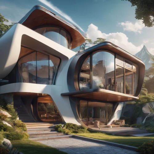 futuristic architecture,cubic house,modern architecture,cube house,futuristic landscape,dunes house,eco-construction,modern house,frame house,3d rendering,luxury property,cube stilt houses,luxury real estate,arhitecture,sky space concept,beautiful home,render,luxury home,smart house,house in the mountains,Conceptual Art,Fantasy,Fantasy 02
