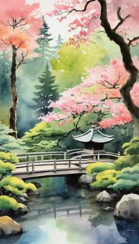 watercolor background,japanese sakura background,japan landscape,sakura trees,japanese garden,sakura background,watercolor,sakura tree,japan garden,watercolor painting,japanese floral background,watercolor pine tree,japanese art,watercolor tree,watercolor paint,watercolors,japanese background,watercolor tea,takato cherry blossoms,watercolor tea shop,Illustration,Paper based,Paper Based 25