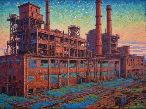 industrial landscape,factories,refinery,industry,industrial plant,industries,steel mill,industrial ruin,heavy water factory,old factory,valley mills,detroit,industrial,the industry,factory bricks,factory ship,factory,industrial area,brewery,sugar plant,Conceptual Art,Daily,Daily 31