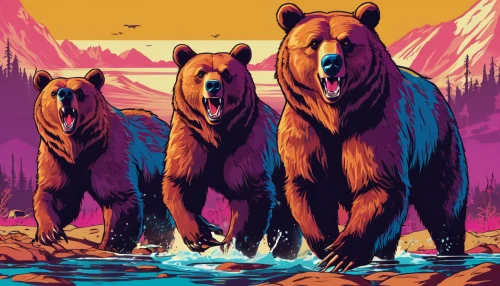 the bears,grizzlies,bears,ice bears,bear market,brown bears,grizzly bear,bear kamchatka,great bear,kodiak bear,black bears,bear guardian,nordic bear,grizzly,big bear,bear,alaska,bear cubs,scandia bear,the animals,Illustration,Vector,Vector 19