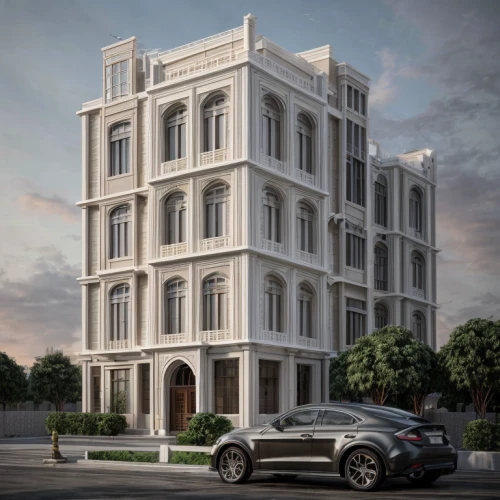 build by mirza golam pir,sharjah,appartment building,residential building,block of flats,apartment building,residential house,qasr al watan,3d rendering,new housing development,multistoreyed,facade painting,chennai,old town house,residential tower,classical architecture,largest hotel in dubai,modern building,new building,office block