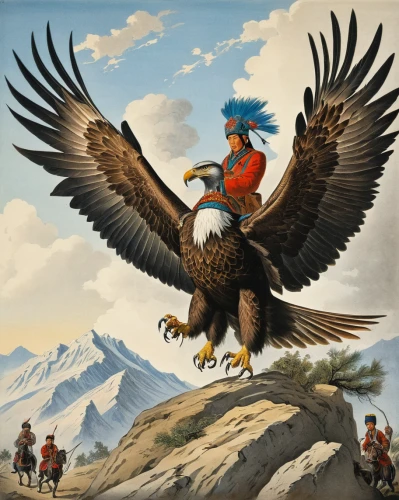 eagle illustration,mongolian eagle,imperial eagle,eagle,eagle eastern,eagle vector,scarlet macaw,steppe eagle,of prey eagle,mountain hawk eagle,eagles,bird bird-of-prey,falconer,cockerel,american bald eagle,macaw,eagle drawing,bald eagle,african eagle,sea head eagle,Art,Classical Oil Painting,Classical Oil Painting 39