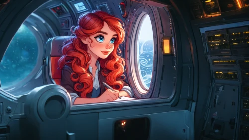 cg artwork,asuka langley soryu,sci fiction illustration,space tourism,passengers,cockpit,darth talon,porthole,lost in space,starfire,capsule,star mother,space art,valerian,scarlet witch,transport panel,space travel,aquanaut,game illustration,andromeda