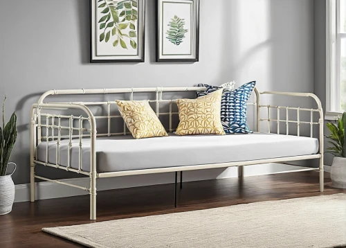 bed frame,infant bed,canopy bed,baby bed,bunk bed,gold stucco frame,sofa bed,futon,four-poster,futon pad,soft furniture,bed,dog house frame,sleeper chair,bamboo frame,loveseat,room divider,track bed,bed in the cornfield,baby room,Conceptual Art,Daily,Daily 12