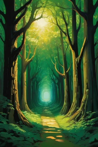 forest road,hollow way,forest path,enchanted forest,the mystical path,green forest,forest of dreams,cartoon video game background,fairytale forest,fairy forest,holy forest,the forest,forest glade,forest landscape,forest background,cartoon forest,pathway,forest,germany forest,the path,Conceptual Art,Oil color,Oil Color 04