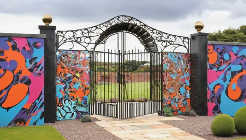 metal gate,ornamental dividers,tixall gateway,front gate,fence gate,iron gate,gates,garden fence,garden door,heaven gate,gate,wrought iron,halloween borders,farm gate,wood gate,portal,gateway,chain-link fencing,compound wall,iron door,Conceptual Art,Graffiti Art,Graffiti Art 09