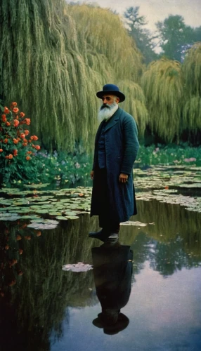 claude monet,mirror in the meadow,giverny,the man in the water,lilly pond,luo han guo,reflection in water,l pond,wetlands,dongfang meiren,the rice field,pilgrim,nature and man,wetland,pond,ricefield,han thom,the body of water,constable,yamada's rice fields,Conceptual Art,Fantasy,Fantasy 09