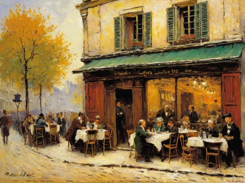 paris cafe,bistrot,parisian coffee,bistro,montmartre,woman at cafe,paris,street scene,restaurant,a restaurant,apéritif,braque francais,café au lait,the coffee shop,french food,watercolor paris,restaurants,café,women at cafe,wine tavern,Conceptual Art,Oil color,Oil Color 06