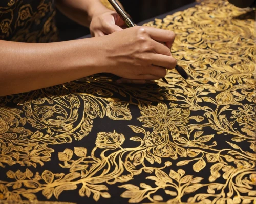 megamendung batik pattern,batik design,damask paper,kimono fabric,batik,flower fabric,indian paisley pattern,gold foil laurel,gold lacquer,traditional pattern,blossom gold foil,gold filigree,thai pattern,paisley pattern,abstract gold embossed,traditional patterns,floral pattern paper,fabric design,gold foil lace border,gilding,Photography,Fashion Photography,Fashion Photography 18