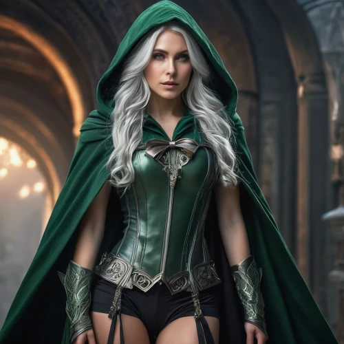 the enchantress,sorceress,celtic queen,elven,elf,fantasy woman,caerula,goddess of justice,elves,jade,violet head elf,arrow set,emerald,huntress,male elf,dark elf,awesome arrow,celtic woman,mara,green aurora,Photography,General,Natural