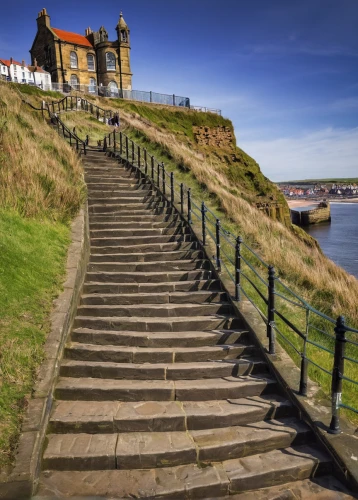 whitby,tynemouth,whitby goth weekend,saltburn,goth whitby weekend,helgoland,winding steps,whitby abbey,robin hood's bay,saltburn by the sea,headland,alnmouth,saltburn pier,gordon's steps,tantallon castle,saltburn beach,steps,north sea coast,stone stairway,icon steps,Photography,Documentary Photography,Documentary Photography 36