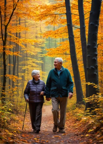 old couple,elderly people,care for the elderly,caregiver,retirement home,elderly,autumn walk,grandparents,autumn idyll,elderly person,pensioners,old age,respect the elderly,people in nature,golden autumn,elderly man,older person,autumn background,senior citizens,fall landscape,Conceptual Art,Fantasy,Fantasy 28
