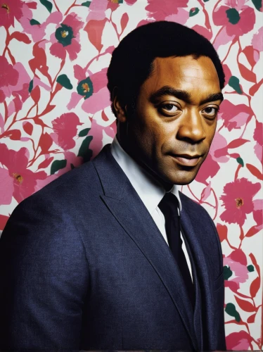 black businessman,a black man on a suit,marsalis,clyde puffer,chuck,mohammed ali,rose png,flowers png,flowered tie,portrait background,silk tie,13 august 1961,african american male,black professional,official portrait,60's icon,muhammad ali,flower wall en,1967,60s,Art,Artistic Painting,Artistic Painting 22