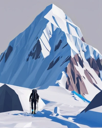 snow mountain,snow mountains,low poly,snowy peaks,breithorn,ski touring,mountain guide,glacier,low-poly,ski mountaineering,alpine crossing,steep,mountains,the glacier,mitre peak,glacial,mountain peak,mountain,glaciers,slopes,Unique,3D,Low Poly