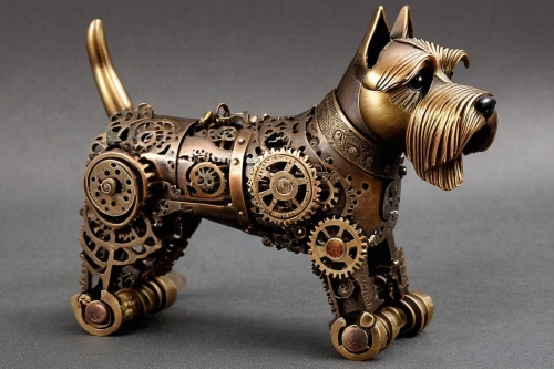 chinese imperial dog,old english terrier,animal figure,romanian mioritic shepherd dog,tibet terrier,ancient dog breeds,japanese terrier,tribal bull,thai bangkaew dog,welsh terrier,plummer terrier,brazilian terrier,toy dog,canidae,armored animal,cairn terrier,indian dog,dogo guatemalteco,cesky terrier,whimsical animals,Illustration,Realistic Fantasy,Realistic Fantasy 13