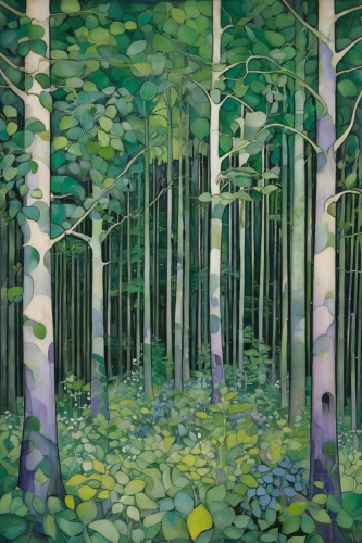 birch forest,forest landscape,green forest,the forests,bamboo forest,the forest,beech trees,tree grove,forests,deciduous forest,forest background,forest,forest glade,beech forest,birch trees,mixed forest,spruce forest,forest road,green trees,chestnut forest,Illustration,Retro,Retro 05
