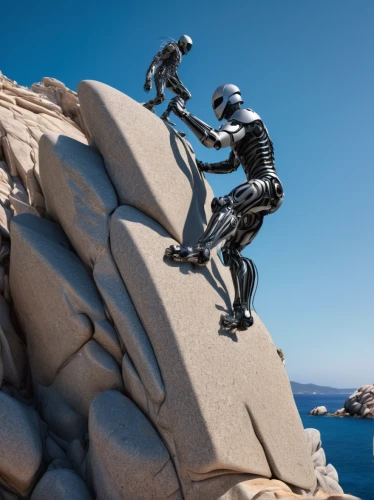 gaztelugatxe,aphrodite's rock,marseille,iwo jima,bonifacio,alpine climbing,cape greco,corsica,men climber,cap de formentor,spirit of ecstasy,the pied piper of hamelin,statue of hercules,climbing to the top,rock-climbing equipment,rock climber,women climber,free climbing,sport climbing,endurance sports,Conceptual Art,Sci-Fi,Sci-Fi 03