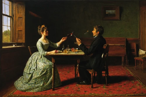 courtship,young couple,man and wife,romantic scene,chess game,as a couple,engagement,woman playing,english draughts,man and woman,throughout the game of love,card table,romantic portrait,english billiards,conversation,playing cards,card game,woman holding pie,proposal,romantic dinner,Illustration,Children,Children 03