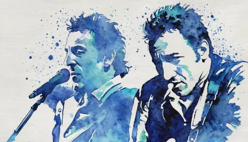 watercolor,blues and jazz singer,watercolor blue,watercolor sketch,watercolour,watercolor painting,watercolor paint,watercolors,blue painting,watercolor paper,water color,musicians,rhythm blues,artists of stars,reservoir,ink painting,watercolor paint strokes,duet,muse,artists,Illustration,Black and White,Black and White 15