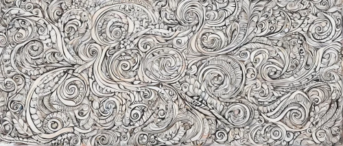 paisley pattern,paisley digital background,stone pattern,aluminium foil,granite texture,seamless texture,carved wall,metal embossing,mandelbulb,indian paisley pattern,aluminum foil,wall panel,whirlpool pattern,stone carving,ornamental wood,fabric texture,wall texture,paisley,stone drawing,patterned wood decoration,Illustration,Black and White,Black and White 05