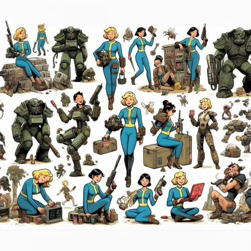 collectible action figures,pathfinders,girl scouts of the usa,shield infantry,sewing pattern girls,play figures,clay figures,miniature figures,figurines,scouts,vintage toys,doll figures,model kit,troop,fallout4,fallout,sea scouts,army men,minifigures,marvel figurine