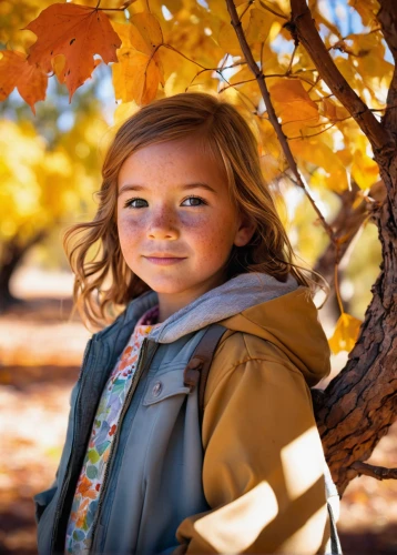 girl with tree,autumn background,autumn photo session,autumn icon,little girl in wind,children's background,child portrait,child in park,autumn theme,children's photo shoot,girl picking apples,golden autumn,fall picture frame,photographing children,autumn colouring,child model,light of autumn,young girl,portrait photography,photos of children,Illustration,American Style,American Style 09