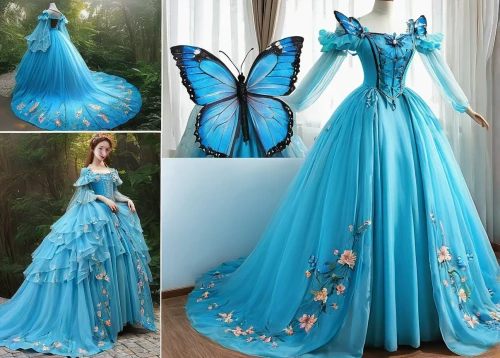 quinceanera dresses,ulysses butterfly,ball gown,fairy peacock,mazarine blue butterfly,blue butterfly,quinceañera,aurora butterfly,blue butterflies,butterfly floral,hesperia (butterfly),crinoline,morpho,julia butterfly,jasmine blue,fairy queen,vanessa (butterfly),bridal party dress,wedding gown,janome butterfly,Conceptual Art,Daily,Daily 09