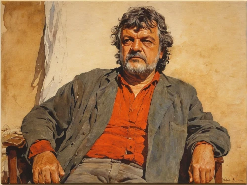 george lucas,self-portrait,sculptor ed elliott,orlovsky,artist portrait,alejandro vergara blanco,italian painter,ervin hervé-lóránth,pachon navarro,elderly man,in seated position,arriero,uomo vitruviano,portrait,lev lagorio,rio serrano,carpenter,self portrait,portrait of christi,a carpenter,Illustration,Paper based,Paper Based 23