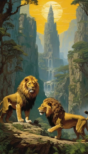 male lions,lions,lion children,two lion,lionesses,lions couple,the lion king,lion king,lion with cub,lion father,forest king lion,king of the jungle,simba,panthera leo,serengeti,guards of the canyon,hunting scene,she feeds the lion,lion,big cats,Conceptual Art,Daily,Daily 09