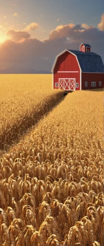 field of cereals,grain field,farm landscape,grain field panorama,cornfield,farm background,wheat crops,wheat field,corn field,red barn,wheat fields,cropland,farmland,bed in the cornfield,agriculture,straw field,grain harvest,cereal grain,aggriculture,wheat grain,Unique,3D,3D Character