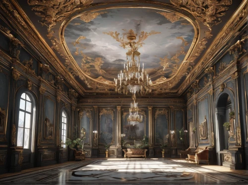 ornate room,versailles,villa cortine palace,fontainebleau,luxury decay,europe palace,royal interior,the palace,louvre,rococo,baroque,neoclassical,interiors,ballroom,marble palace,palace,dandelion hall,empty interior,villa d'este,theatrical property,Conceptual Art,Fantasy,Fantasy 22