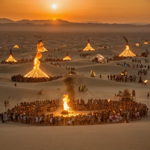 burning man,afar tribe,merzouga,ring of fire,fire dance,fire mandala,morocco lanterns,indian tent,festival,fire ring,dancing flames,fire kite,burning torch,summer solstice,ramayana festival,nomadic people,burning of waste,ancient parade,fire land,fire dancer,Illustration,Retro,Retro 01
