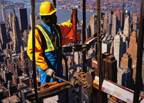ironworker,construction worker,construction workers,construction industry,roofer,year of construction 1972-1980,steel construction,roofers,building construction,construction work,construction site,worker,hudson yards,1 wtc,1wtc,year of construction 1954 – 1962,construction,construction pole,blue-collar worker,tradesman,Art,Artistic Painting,Artistic Painting 34