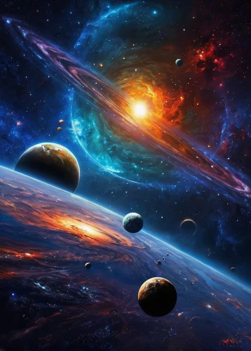 space art,planets,outer space,astronomy,planetary system,space,universe,the universe,deep space,inner planets,solar system,celestial bodies,the solar system,full hd wallpaper,alien planet,astronomical,copernican world system,different galaxies,orbiting,astronautics,Art,Classical Oil Painting,Classical Oil Painting 18