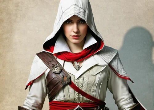 templar,red riding hood,red coat,little red riding hood,cullen skink,assassin,sterntaler,cosplay image,lady medic,red hood,folk costume,female nurse,red tunic,male elf,suit of the snow maiden,nightingale,hooded man,musketeer,elven,assassins,Illustration,Realistic Fantasy,Realistic Fantasy 35